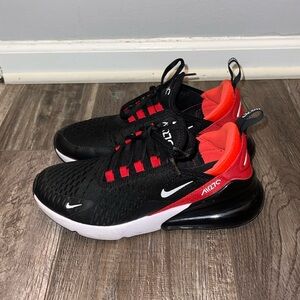 Nike Air Max 270 black and red